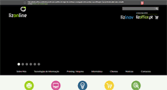 Desktop Screenshot of lizonline.pt